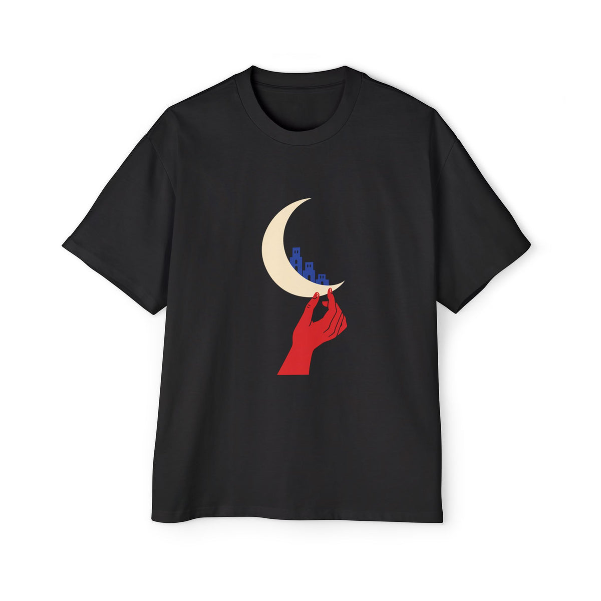 Moon Thief Oversized T-Shirt | Hand Shadow Club