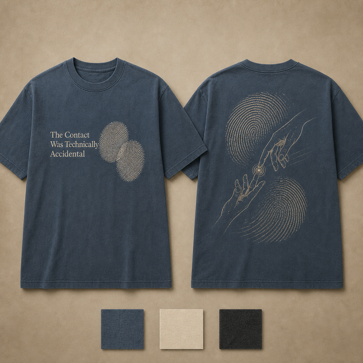 The Contact Was Technically Accidental — Heavyweight T-Shirt