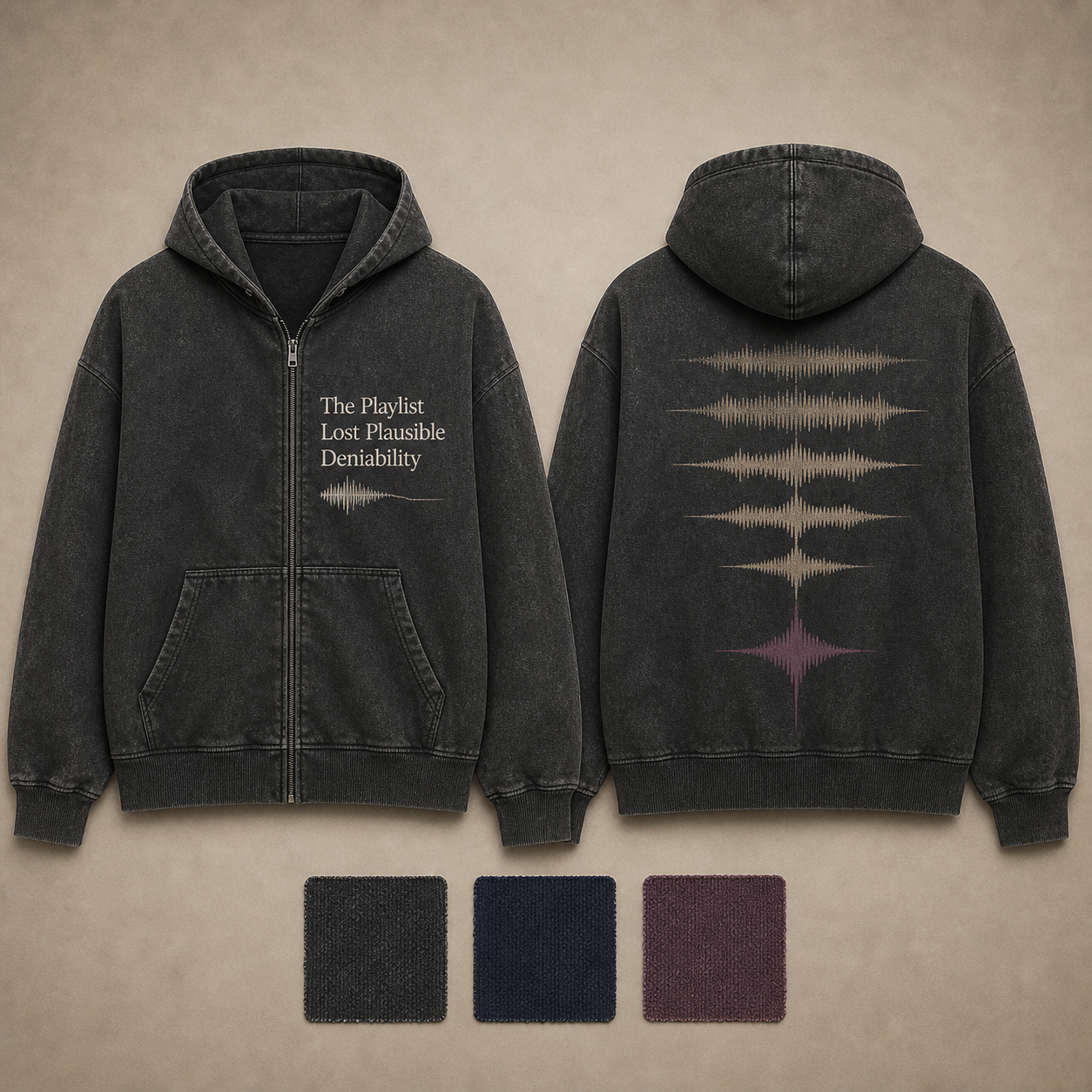 The Playlist Lost Plausible Deniability — Zip Hoodie