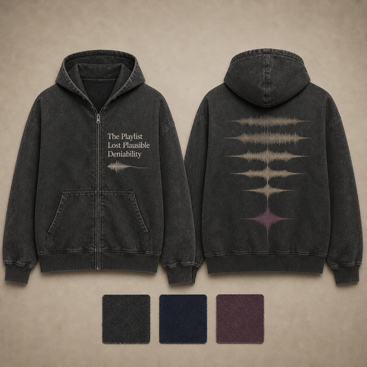 The Playlist Lost Plausible Deniability — Zip Hoodie