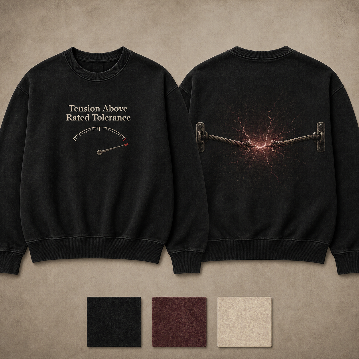 Tension Above Rated Tolerance — Heavyweight Crewneck