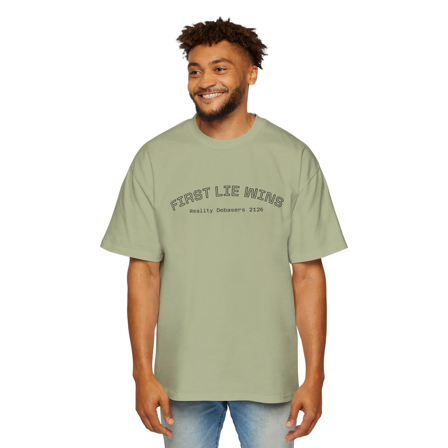 "First Lie Wins" - Oversized Tee