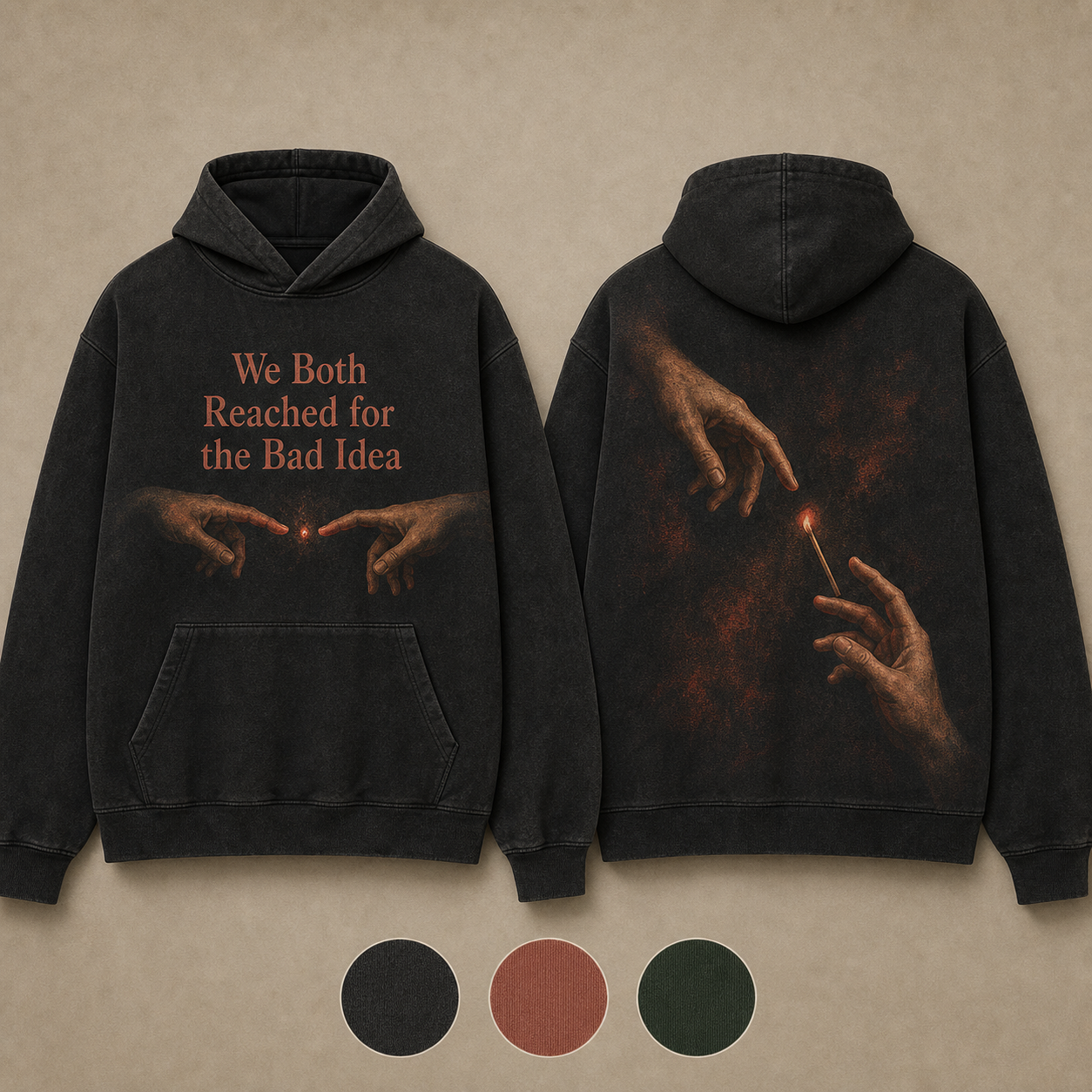 We Both Reached for the Bad Idea — Pullover Hoodie