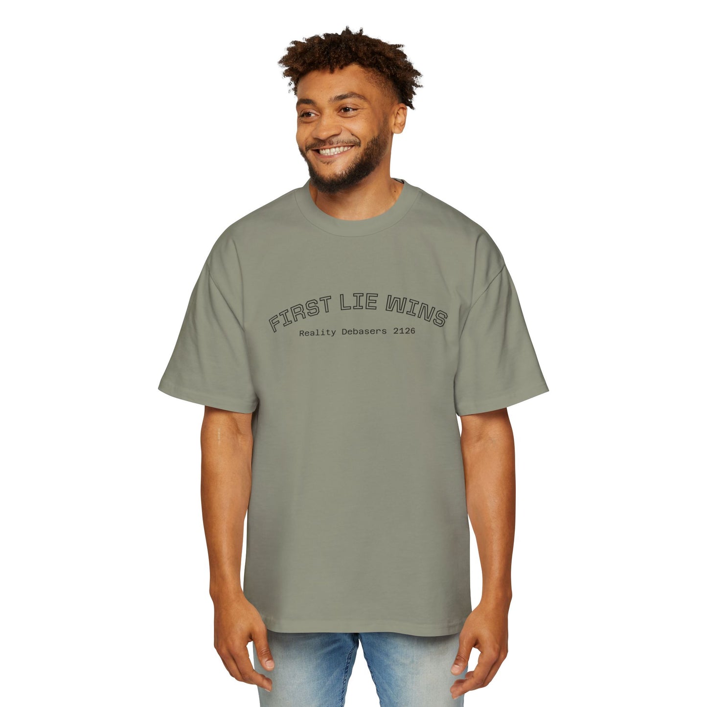 "First Lie Wins" - Oversized Tee