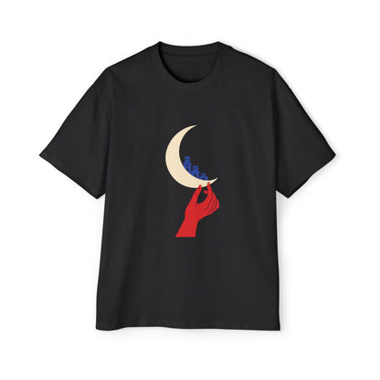 Moon Thief Oversized T-Shirt | Hand Shadow Club