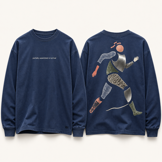 Partially Assembled on Arrival — Long-Sleeve Tee