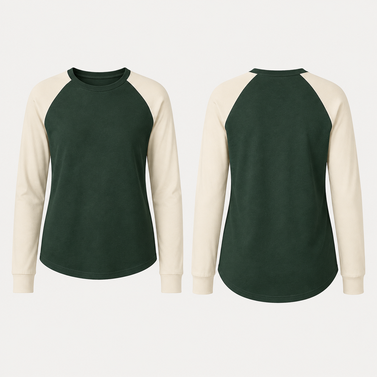 Copenhagen, Getting the Hang — Long Sleeve, Forest Green. HELLOH garment design preview.