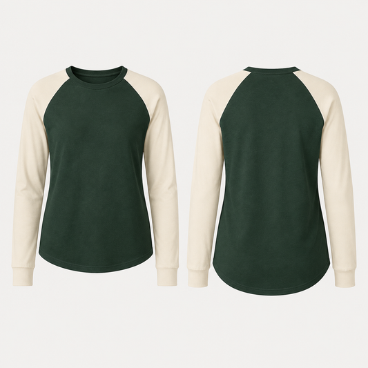 Copenhagen, Getting the Hang — Long Sleeve, Forest Green. HELLOH garment design preview.