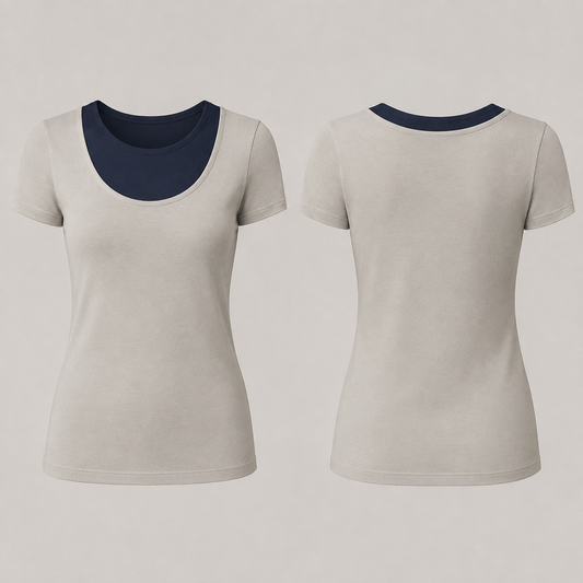 Seoul, Keep Me Company — Fitted Tee, Stone and Ink. HELLOH garment design preview.